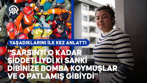 Enkazdan 177 saat sonra kurtulan Derya Akdoğan yaşadıklarını anlattı - Son Dakika Haberleri